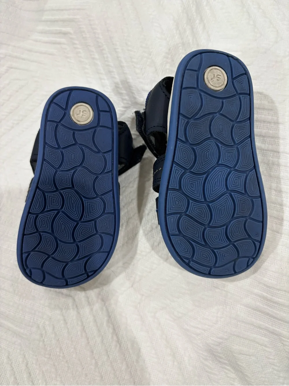 Stride Rite Navy and Blue Toddler Fisherman Sandals